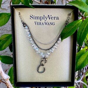 Vera Wang 18” Choker Necklace - Initial E